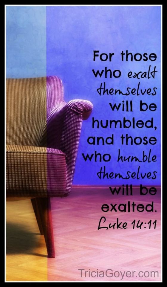 those who exalt themselves